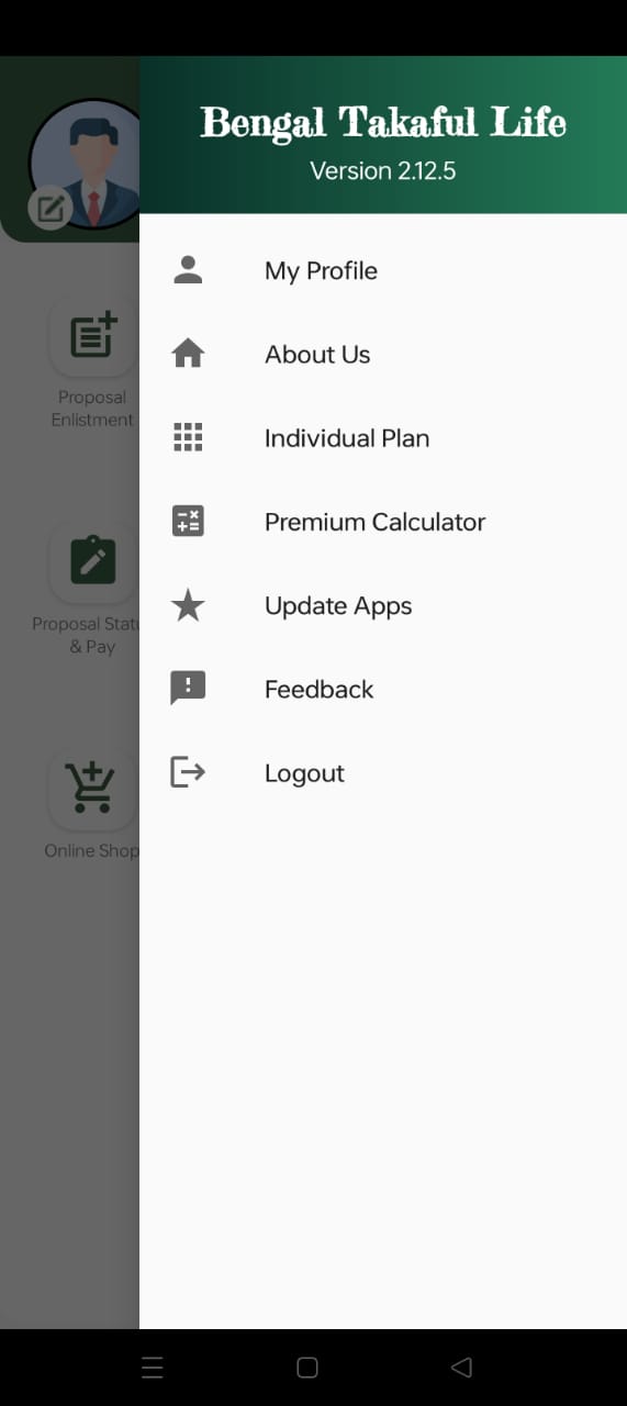 Bengal Takaful App Illustration
